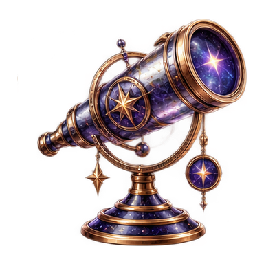 silver celestial telescope